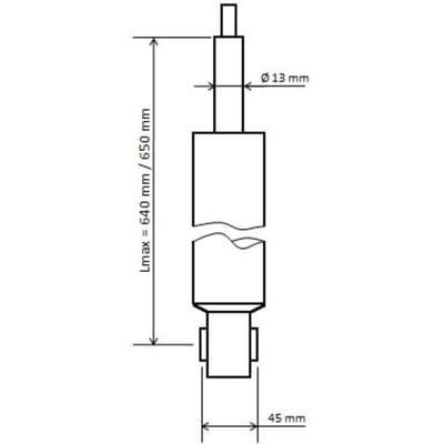 Schokdemper Excel-G KYB 3448025