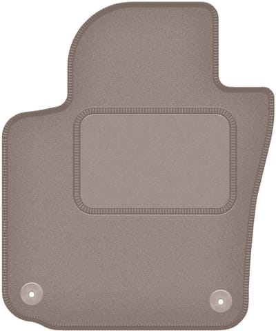 Beige bestuurdersmat voor: Volkswagen Golf VI cabrio (2011-2016)