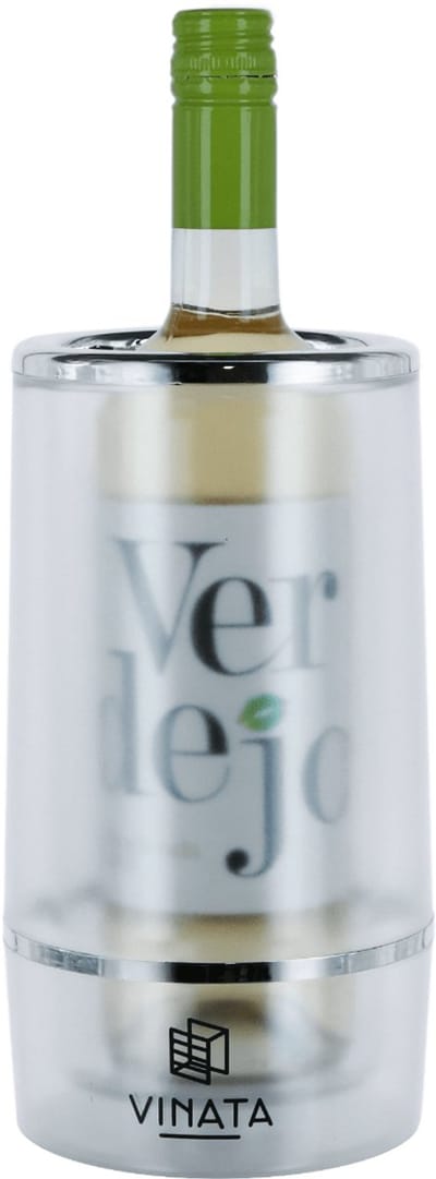Vinata Lys dubbelwandige wijnkoeler - mat - 1.5 L - wijnkoeler staaf - flessenkoeler - koelelement fles - wijnschenker