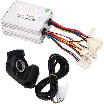 Elektrische Fiets Motor Controller Kit 350W Warmteafvoer Vermogensweergave Conversie Controller Kit white