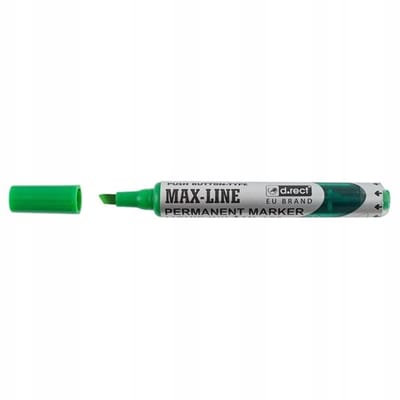 D.rect ML100 Permanente Marker Groen - Schuin Punt