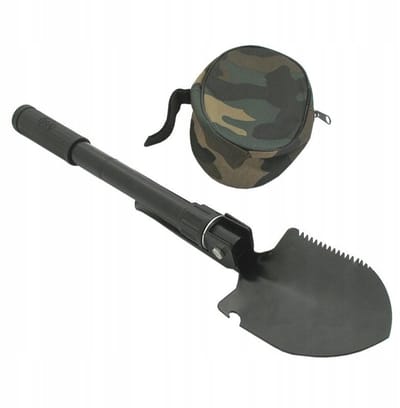 Opvouwbare Sapper Schep 40cm met Foudraal - Metaal