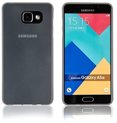 Ultradunne zachte hoes antraciet voor Samsung Galaxy A5 2016