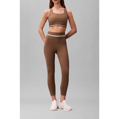 Calvin Klein Icon Sport Wide Legging Shitake Taglia: XL | Leggings Outlet | Donna