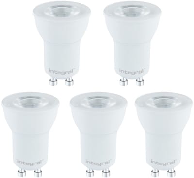 5 Pack - 35mm GU10 Led Spot 2.8W - 270 Lumen - 2700K Warm Wit