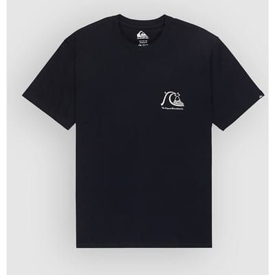 Quiksilver Evo Original Bs T-shirt Met Korte Mouwen Zwart M Man