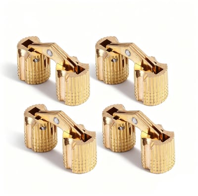 Cilindrisch Scharnier, 4 stuks Koperen Vat Scharnieren, 180 ° Verborgen Onzichtbare Deurscharnieren Voor Kastmateriaal (8mm)