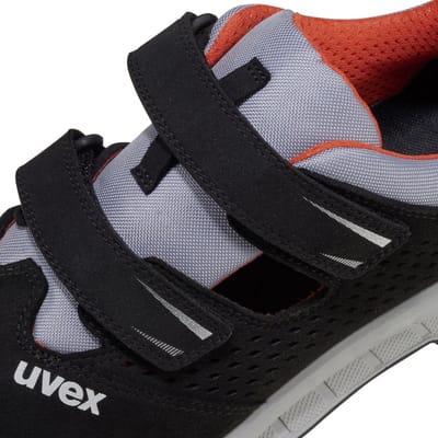 Uvex 2 Trend-sandalen S1P 69062 zwart, grijs, rood (69062)