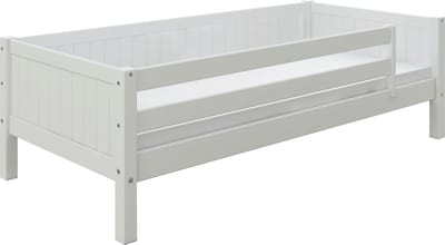 Flexworld Bedbank Puck met paneel en uitvalbeveiliging - 90 x 200 cm - wit