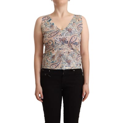 Paisley Print Mouwloos Topje