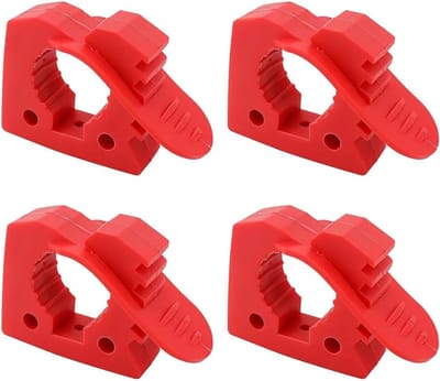 4-delige Snelle Installatie Klem Rubber Bevestiger voor 3-4 cm Pijp Fixatie met Betrouwbare en Stevige Montage