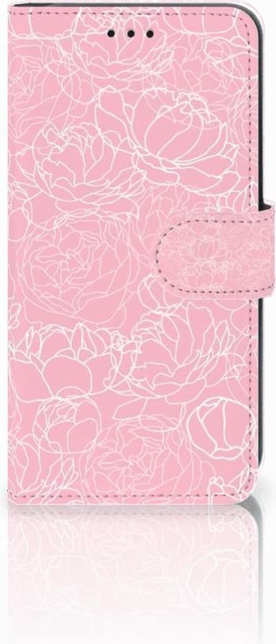Xiaomi Mi A2 Lite Hoesje White Flowers