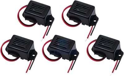 Alarm Zoemer - Elektronische Zoemer - Veiligheid Melden - Constante Toon - 85dB - Zwart