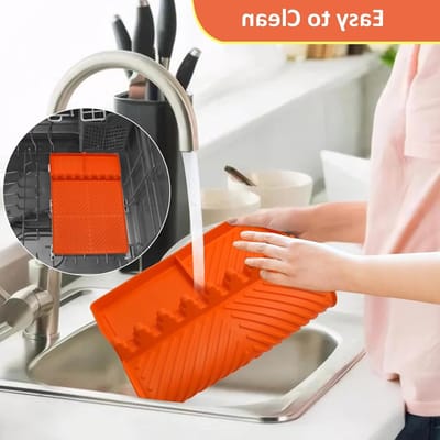 Siliconen Grillmat voor Gasgrill en Tafel, BBQ Accessoires, Spatelmat voor Keuken en Buiten koken, Antikleef en Duurzaam