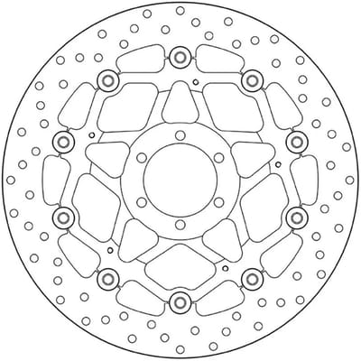 Brembo 78b40870 Remschijf Voor Zilver