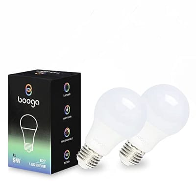 LED E27 Gloeilamp - 9 Watt - Koud Wit Licht - 6500K - Matglas - Spaarlamp Set van 2