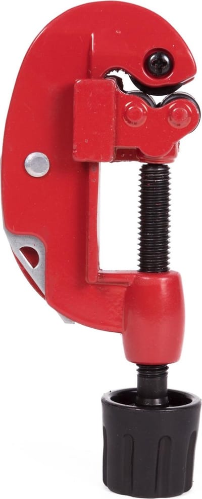 Benson Pijpensnijder - Hardmetaal - Ø 3-28 mm - Inclusief pijpfrees - Rood