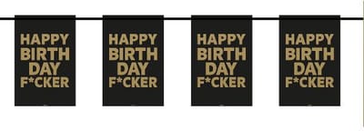 Folat - HBD Fucker Vlaggenlijn 6mtr