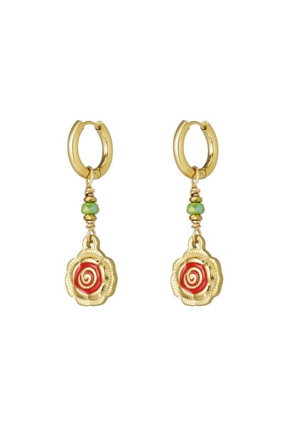 oorbellen rose glow