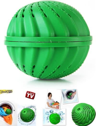 Doodadeals® Set van 2 Ecologische Wasbol - Wasballen - Wasbollen voor Wasmachine - 1500 Wasbeurten - Zonder Wasmiddel - Groen