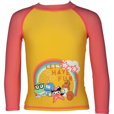 Arena Awt Kids Girl Uv L/s Tee Lily Yellow-pale Rose Taglia: 2-3 | T-shirt Outlet | Unisex | Rosa