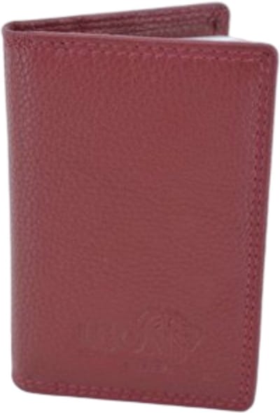 Pasjeshouder Leer Rood – Compacte Creditcardhouder voor Dames & Heren – Handgemaakt – Ruimte voor 20 Pasjes – Kaarthouder / Card Holder – LeonDesign