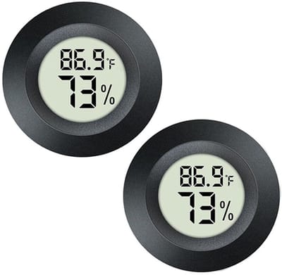 Digitale Mini-Hygrometers en Thermometers (2-pack) - Temperatuur- en Vochtigheidsmeters voor Binnengebruik