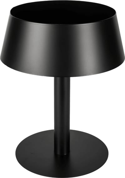 LaFerrotecnica Vuruschaal / Vuurlamp model LAMPADA ALTA Zwart Hittebestendig