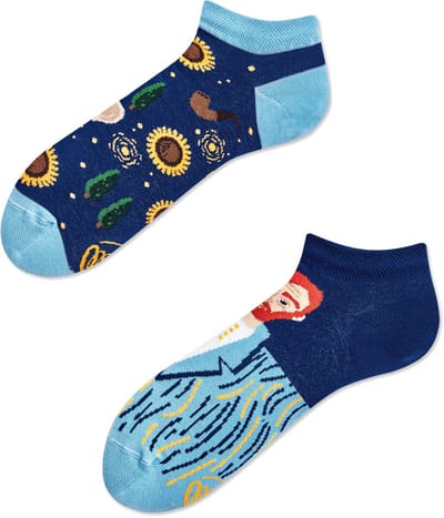 Many Mornings unisex enkelsokken - True Vincent Low - Unisex - Maat: 35 - 38