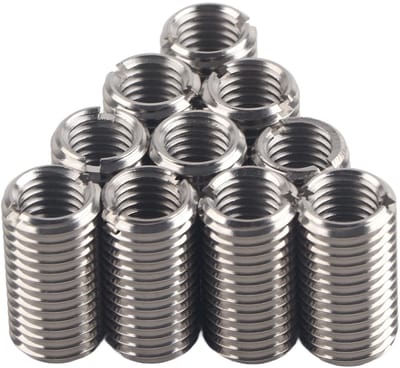 Allecto - Verloopmoeren M12x1.75 naar M16x2 - RVS Draadreparatie Set - Duurzaam materiaal - Verloopadapter - Metrische schroefdraad - Handig voor r...