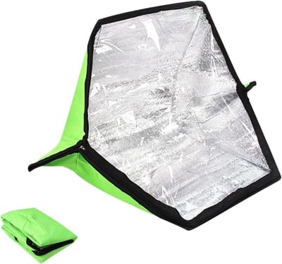 Opvouwbare Solar Oven - Draagbare Zonneoven - Outdoor Koken - Krasbestendig Ontwerp - 37x26.5x11.5 cm - Zilver