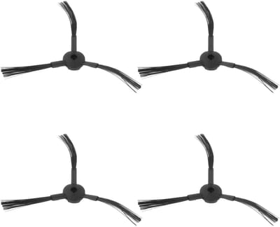 Dailygoods- Randborstel 4 stuks - Zijborstel - Compatibel met iLife A4s/V3s/A4/V5/V5s Pro - Duurzaam - Antiwikkelend ontwerp - Effectieve reiniging randen - Stofzuigerborstel