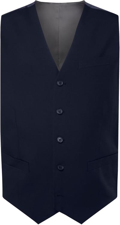 Men Plus - Heren - Vest mix & match Madrid - Donkermarine - Maat 36