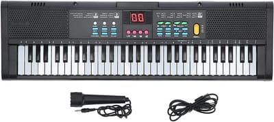 Kinderen Toetsenbord Piano - Elektrisch Instrument Digitaal - Muziek Leren Spelen - 61 Toetsen Multifunctioneel
