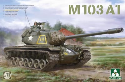Takom Modelbouwpakket Militaire voertuigen - 2139 M103A1 Tank Plastic - 1:35 - Modelbouw