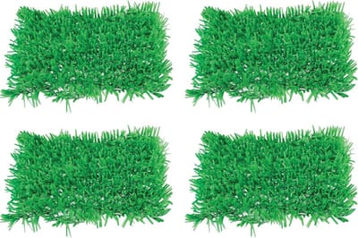 Grastapijt Matten - Kunstgras Decoratie - Feestelijke Aankleding - Set van 4 - 38x76 cm - Groen