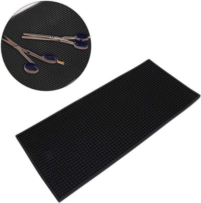 Hittebestendige Mat voor Kappers, Gemakkelijk Schoon te Maken, Antislip PVC, Isolatie voor Haarbehandelingen en Knipbeurten