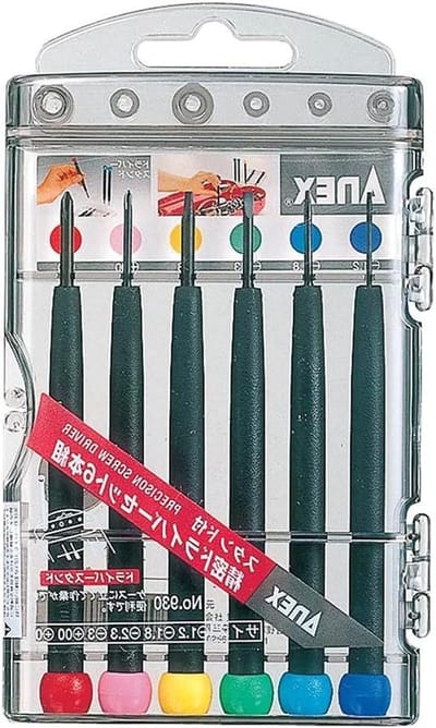 Precisie Schroevendraaiers Set - Mini Schroevendraaiers - Fijn Mechanisch Werk - Ergonomische Zachte Grip - Set van 6 Stuks