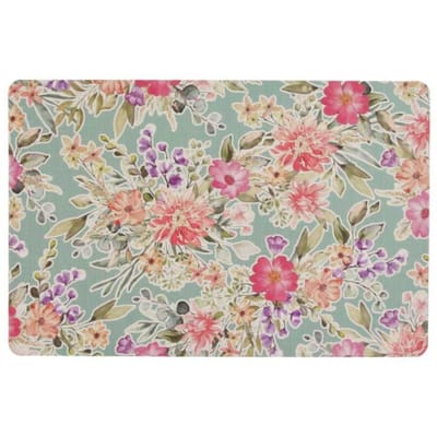 Unique Living - Placemat Flowers - 43,5x285cm - Surf Blue