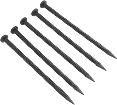 50 Stuks Spiralige Nylon Grondankers voor Tuinrand, Onkruidbarrières en Bestrating