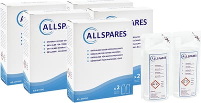 AllSpares Ontkalker voor Koffiemachines geschikt voor De'Longhi DLSC200 EcoDecalk (10x 100ml)