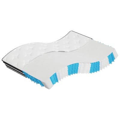 vidaXL - Pocketveringmatras - middelhard - 140x200 - cm