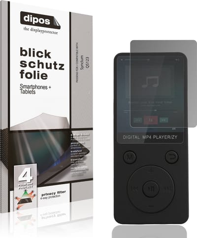 dipos – Matte Privacy Screenprotector geschikt voor Synclum QS123 | Anti-Spy Beschermfolie