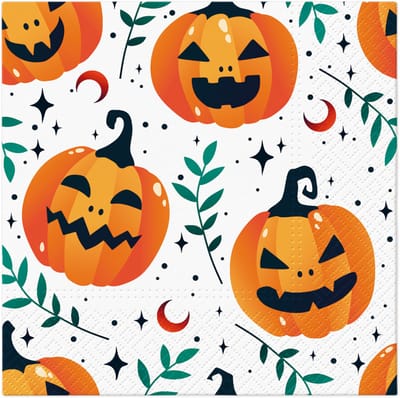 Lunch servetten Mystic Pumpkin Patch - PAW Decor - 33x33 cm