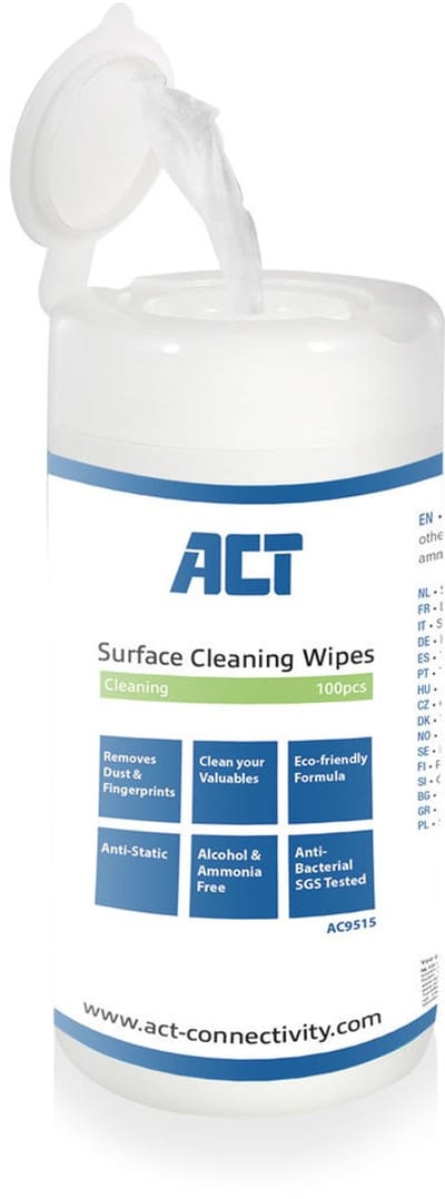 ACT Schoonmaakdoekjes, 100st AC9515