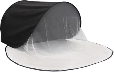 Slaaptent - Privacy hoes - Rust bevorderen - Licht blokkerend - 117x82x57 cm - Zwart