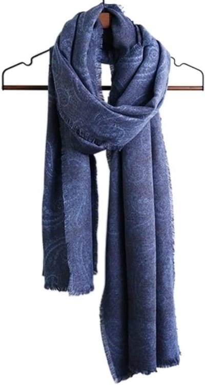 Dames Sjaal - Winter Sjaal - Warm Blijven - Zacht Viscose - 190x65 cm - Cashew Bloemen