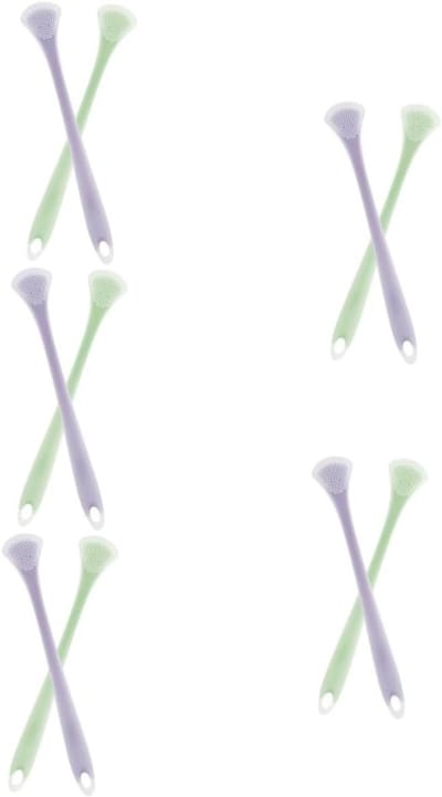 Tongschrapers Set - Mondverzorging Hulpmiddel - Frisse Adem - Ergonomisch Ontwerp - 10 Stuks - Diverse Kleuren