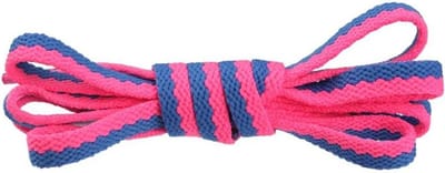 Beste Veters - Veters geweven - Schoenveters - Schoenaccessoires - 120 cm - Luxe Veters - Blauw - Roze - Double kleur- Zomer -Zomertopper-Black Friday-Barbie