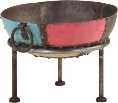 Vuurschaal Rustiek - Buitenhaard Terras - Warmte en Sfeer - Groot Diep Bekken - Ø 40 cm - Roestbruin